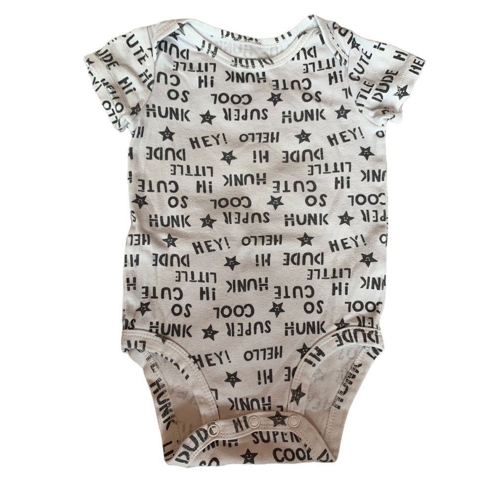 Hunk Hi Little Dude Hey Cute Super Cool Bodysuit - Picture 1 of 7